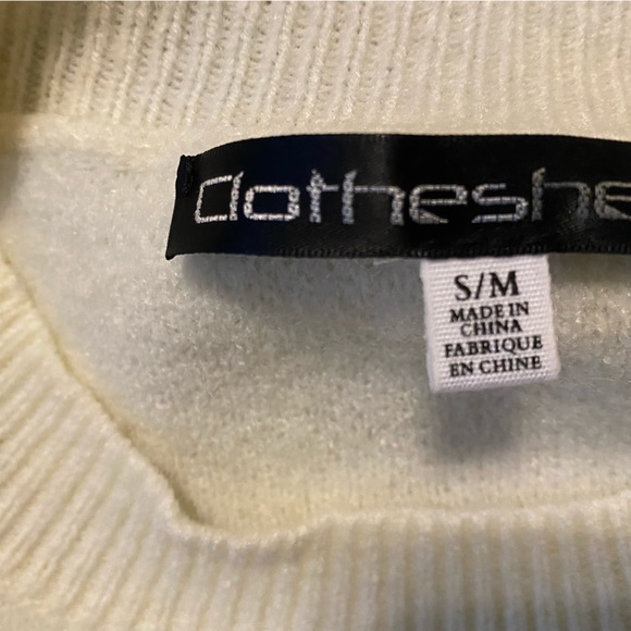 Ladies sweater size S/M Clotheshead Cozy-Boutique Sweater wore only twice - Picture 4 of 4